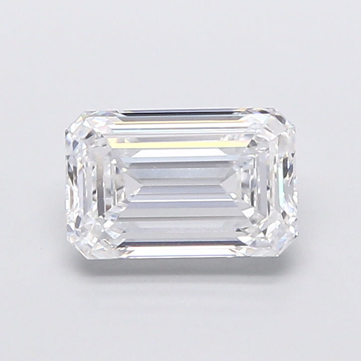 3.07 Carat Emerald Shaped, Very Good Cut, D Color, VVS1 Clarity, IGI Certified Lab Grown Diamond
