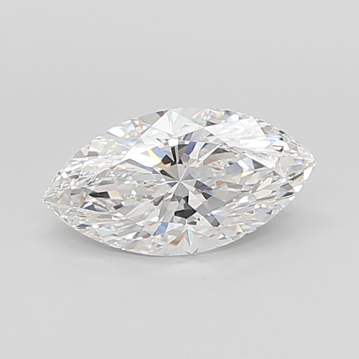 4.03 Carat Marquise Shaped, Ideal Cut, E Color, VVS2 Clarity, IGI Certified Lab Grown Diamond