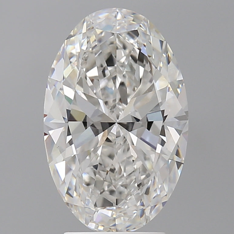 3.60 Carat Oval Shaped, Excellent Cut, E Color, VVS2 Clarity, IGI Certified Lab Grown Diamond