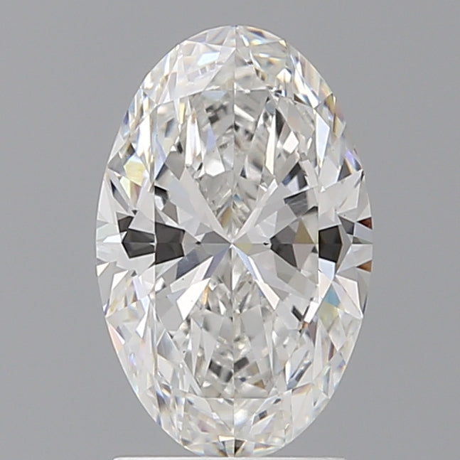 2.04 Carat Oval Shaped, Ideal Cut, F Color, VVS2 Clarity, IGI Certified Lab Grown Diamond