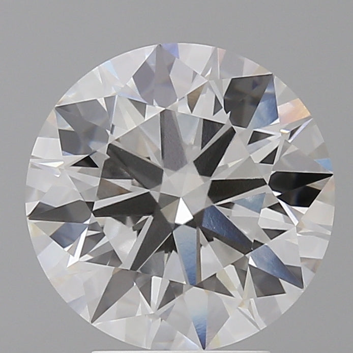 4.04 Carat Round Shaped, Ideal Cut, E Color, VVS2 Clarity, IGI Certified Lab Grown Diamond