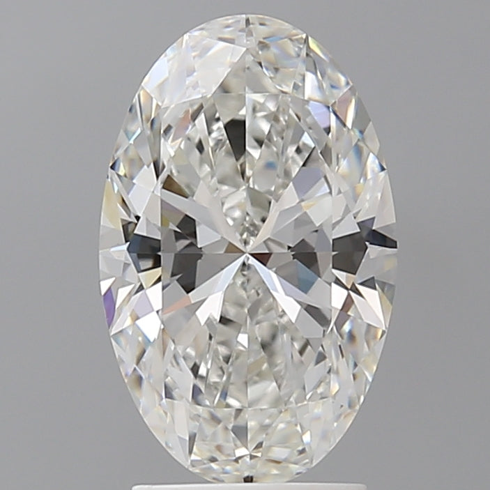 2.58 Carat Oval Shaped, Ideal Cut, F Color, VVS2 Clarity, IGI Certified Lab Grown Diamond
