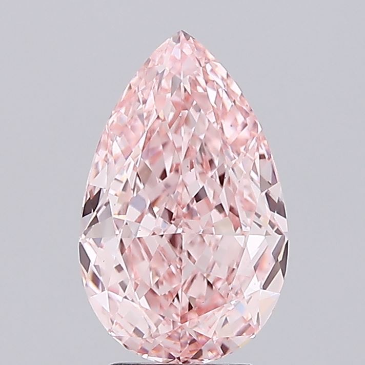4.18 Carat Pear Shaped, Ideal Cut, VS1 Clarity, IGI Certified Lab Grown Diamond