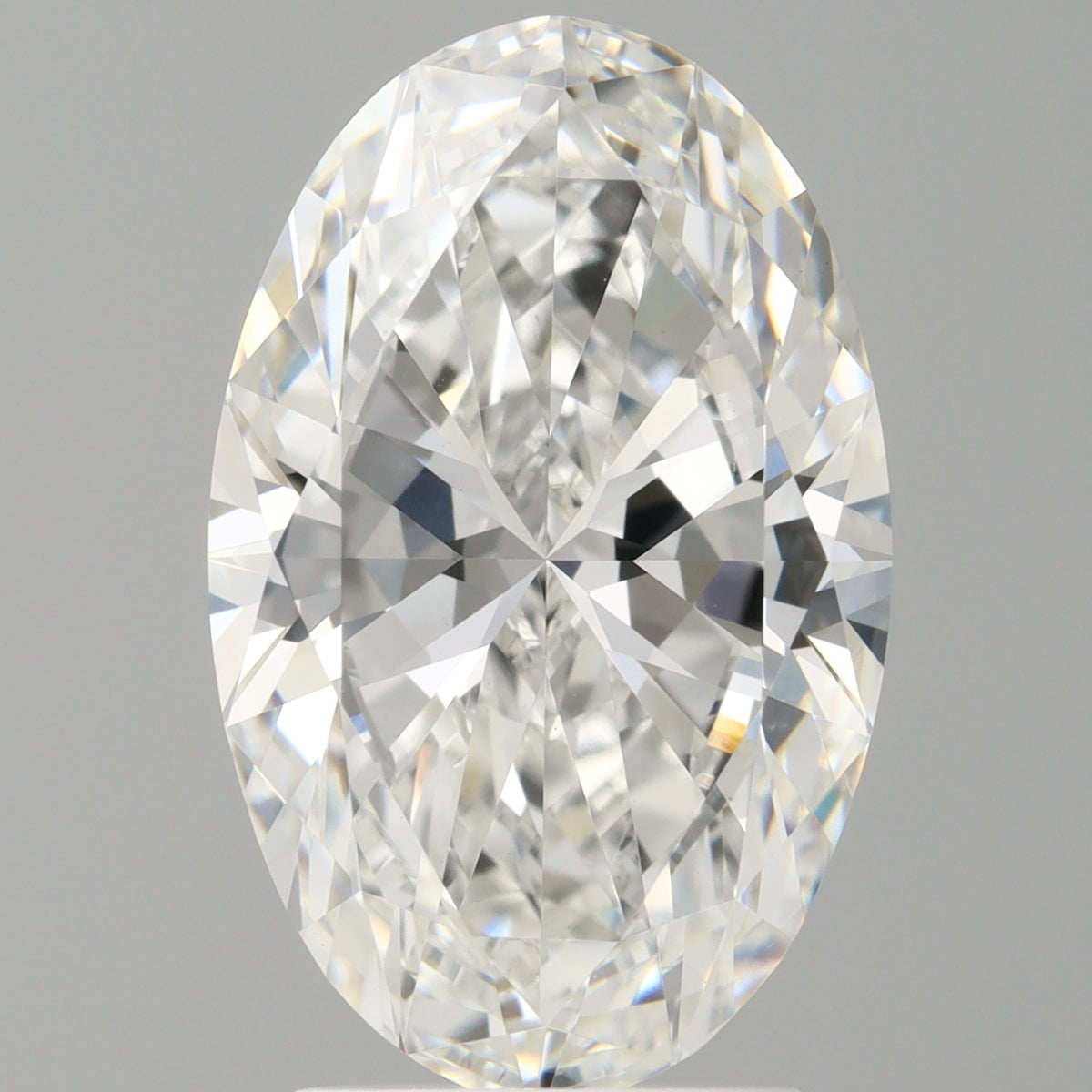 3.09 Carat Oval Shaped, Ideal Cut, F Color, VVS2 Clarity, IGI Certified Lab Grown Diamond
