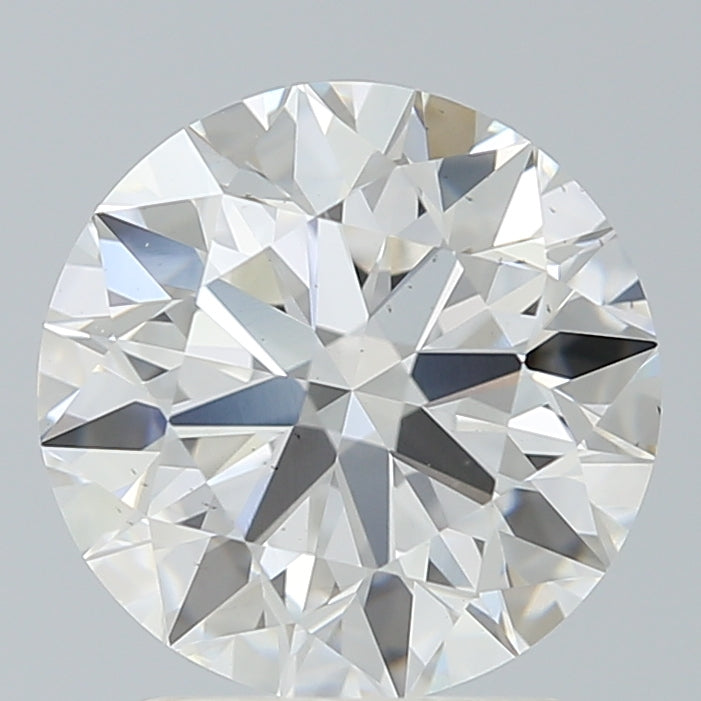 2.43 Carat Round Shaped, Ideal Cut, F Color, VS2 Clarity, IGI Certified Lab Grown Diamond