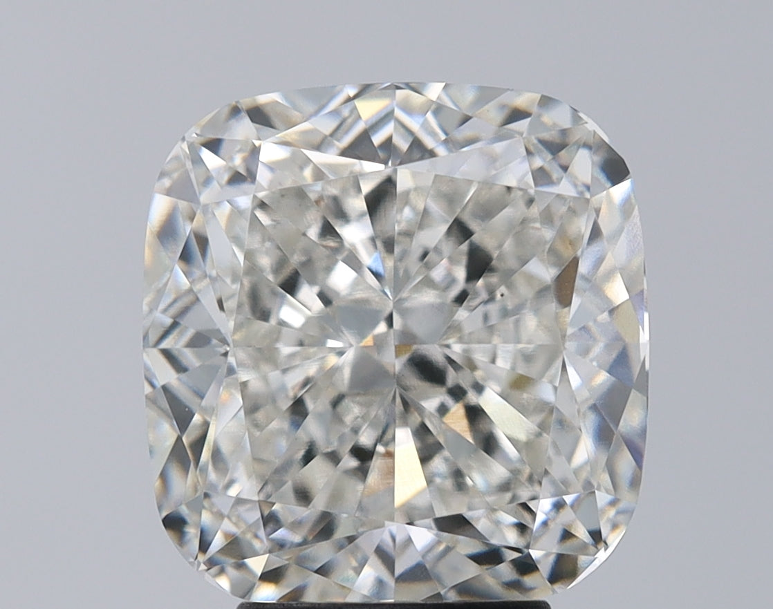 5.12 Carat Cushion Shaped, Ideal Cut, I Color, VS1 Clarity, GIA Certified Lab Grown Diamond