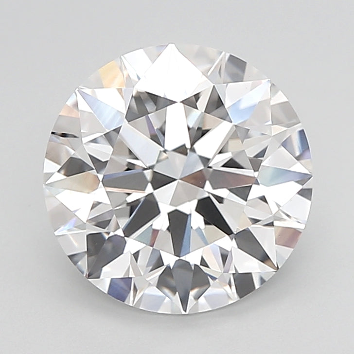 4.04 Carat Round Shaped, Ideal Cut, E Color, VVS2 Clarity, IGI Certified Lab Grown Diamond