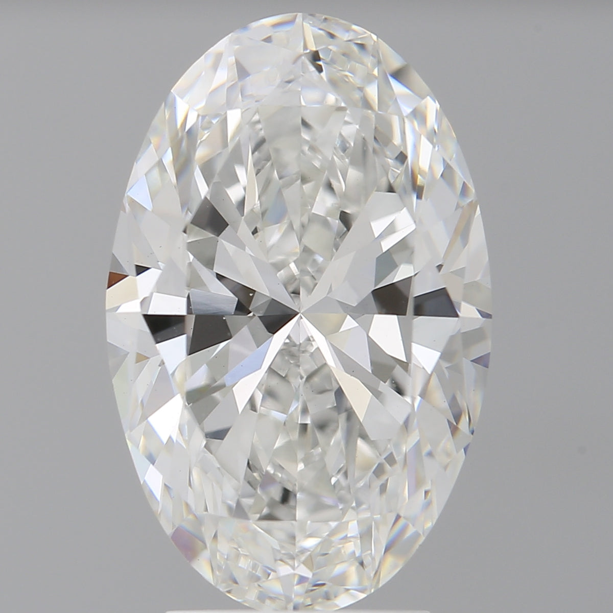 4.04 Carat Oval Shaped, Ideal Cut, F Color, VVS2 Clarity, IGI Certified Lab Grown Diamond