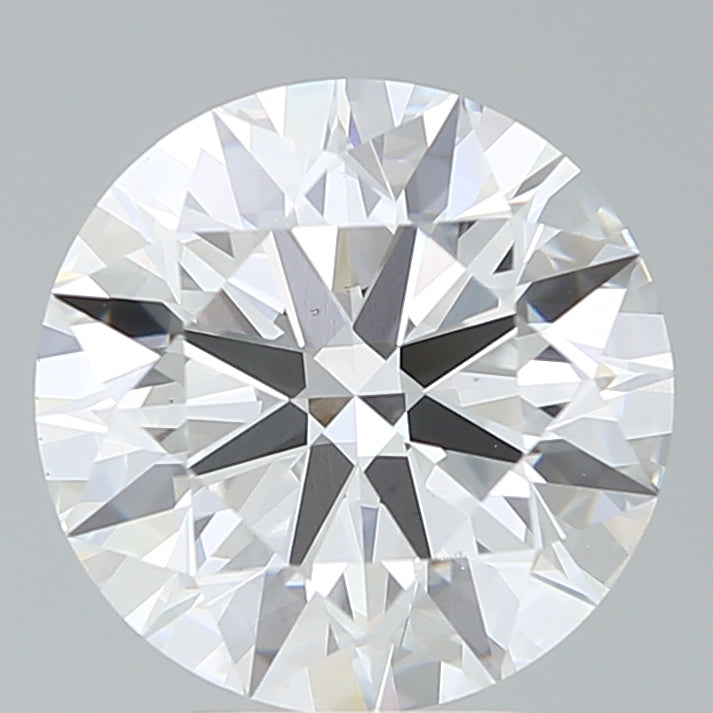 5.51 Carat Round Shaped, Ideal Cut, E Color, VS2 Clarity, IGI Certified Lab Grown Diamond