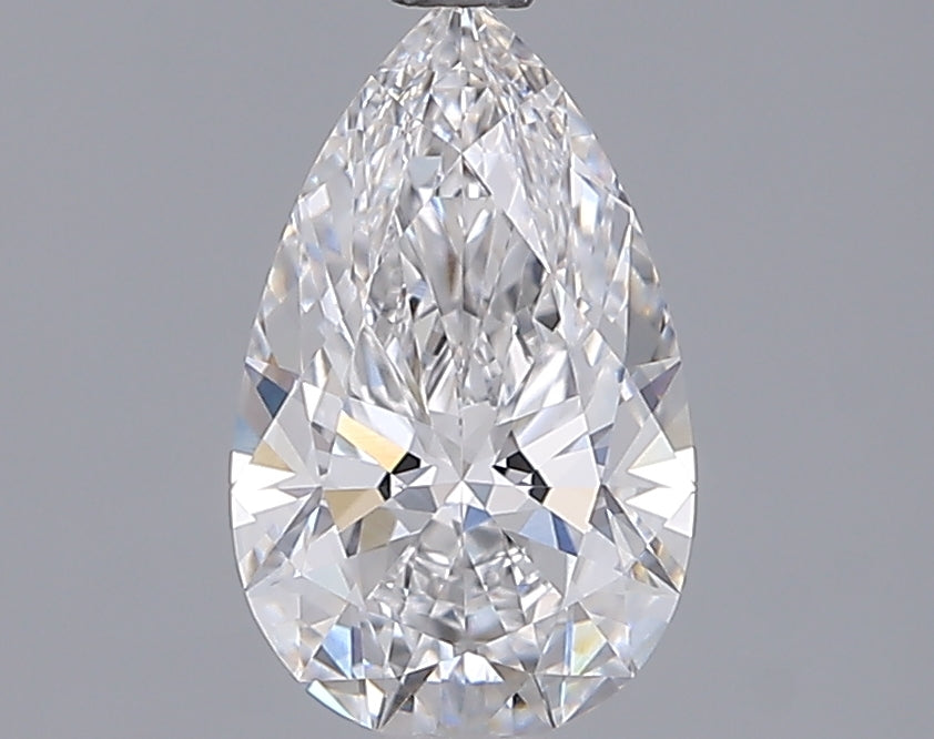 1.27 Carat Pear Shaped, Ideal Cut, D Color, VVS2 Clarity, IGI Certified Lab Grown Diamond