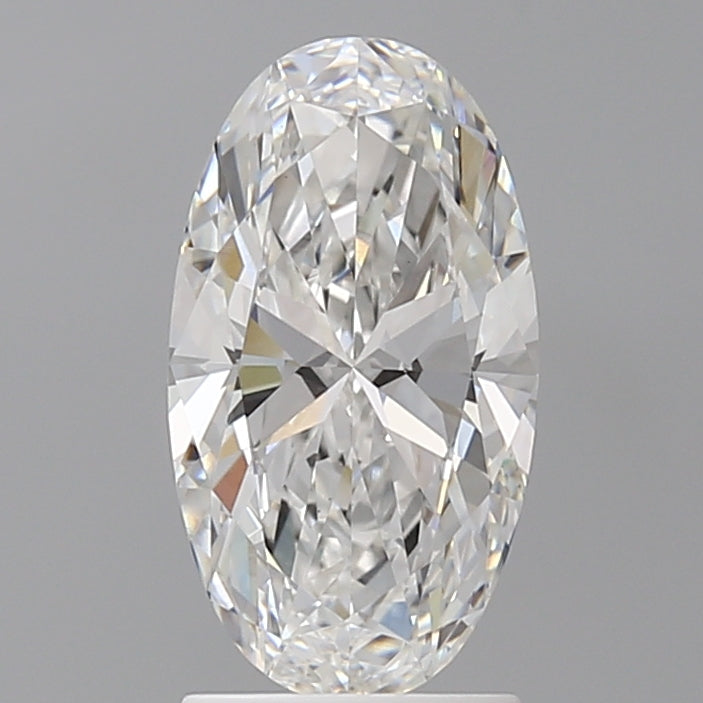 1.98 Carat Oval Shaped, Ideal Cut, E Color, VS1 Clarity, IGI Certified Lab Grown Diamond