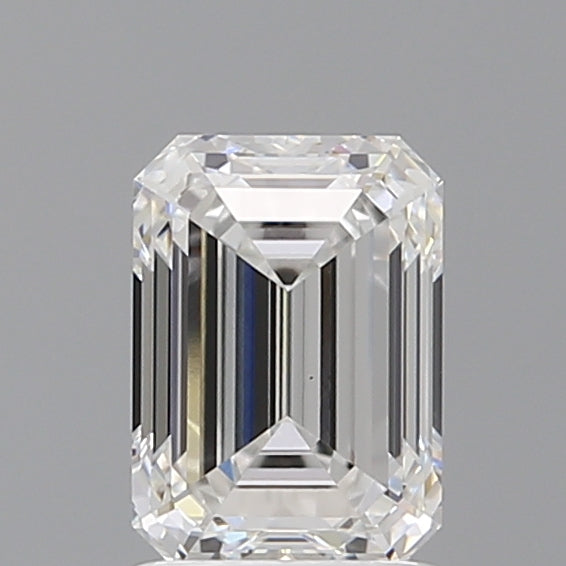 1.60 Carat Emerald Shaped, Ideal Cut, E Color, VS1 Clarity, IGI Certified Lab Grown Diamond