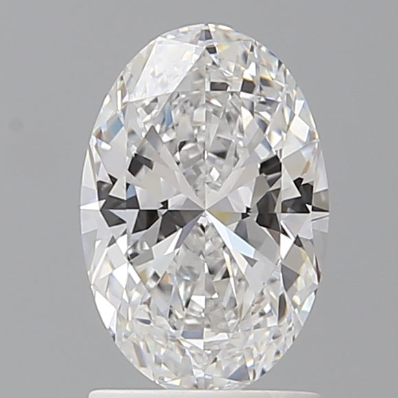 1.58 Carat Oval Shaped, Ideal Cut, D Color, VVS2 Clarity, IGI Certified Lab Grown Diamond