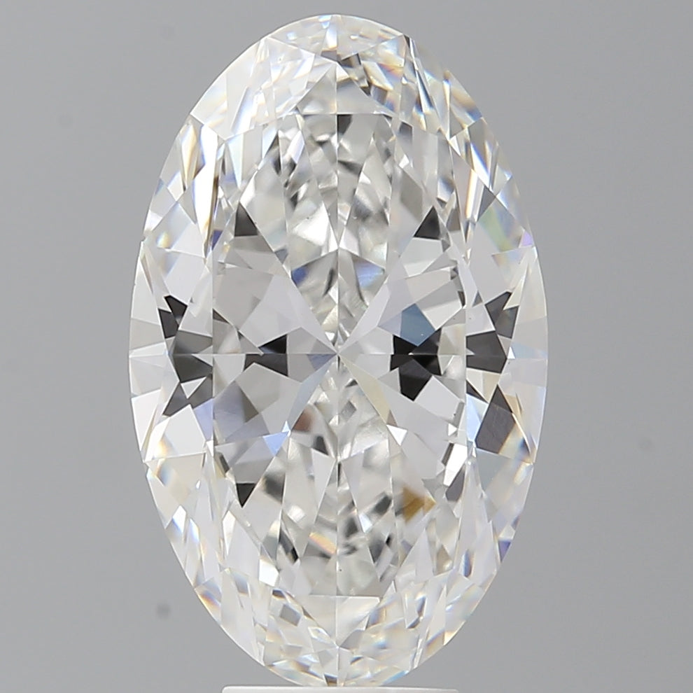 7.56 Carat Oval Shaped, Ideal Cut, E Color, VVS2 Clarity, IGI Certified Lab Grown Diamond
