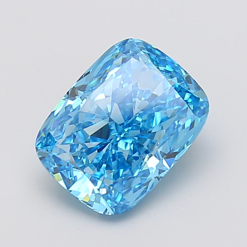 5.10 Carat Cushion Shaped, Very Good Cut, VVS2 Clarity, IGI Certified Lab Grown Diamond