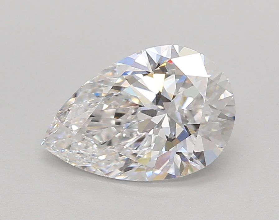 1.51 Carat Pear Shaped, Ideal Cut, D Color, VVS2 Clarity, IGI Certified Lab Grown Diamond
