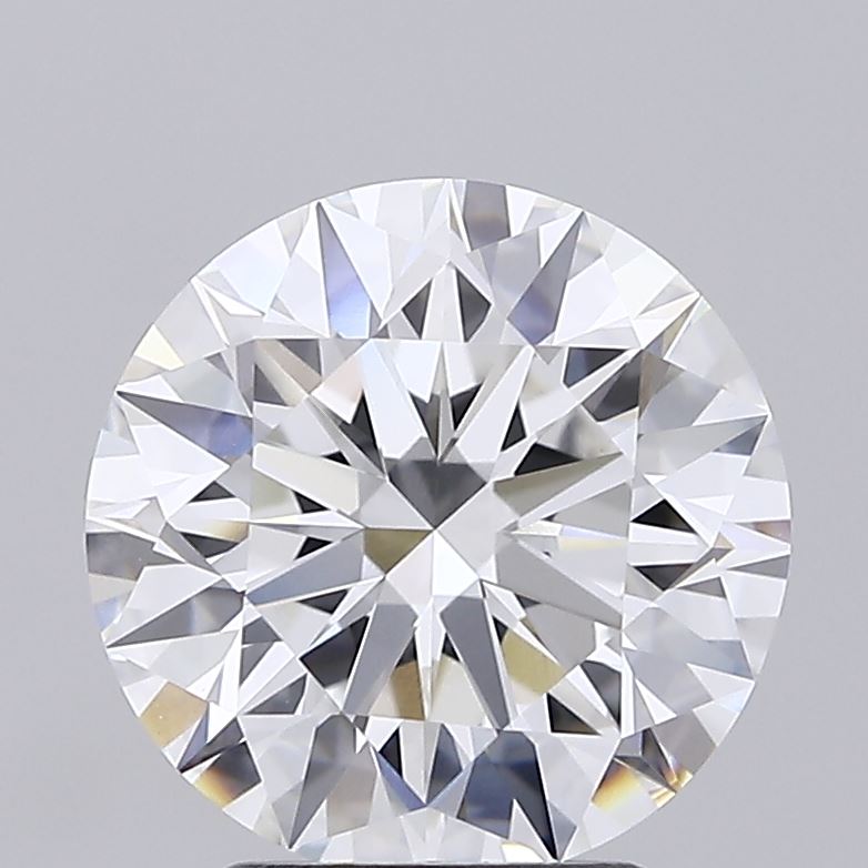 3.26 Carat Round Shaped, Ideal Cut, E Color, VVS2 Clarity, IGI Certified Lab Grown Diamond