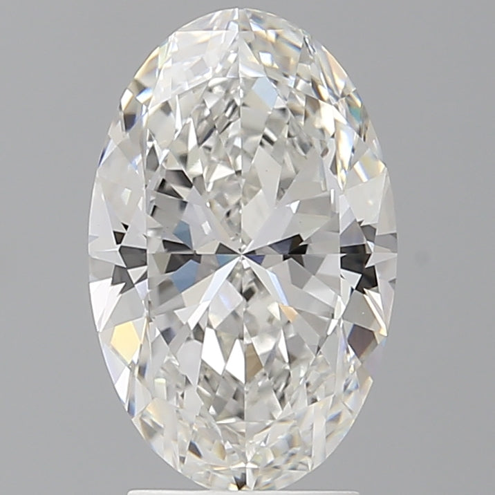 3.07 Carat Oval Shaped, Ideal Cut, F Color, VVS2 Clarity, IGI Certified Lab Grown Diamond