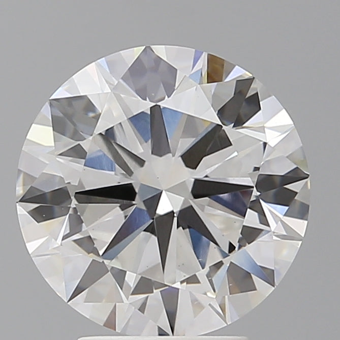 3.93 Carat Round Shaped, Excellent Cut, G Color, VS1 Clarity, IGI Certified Lab Grown Diamond
