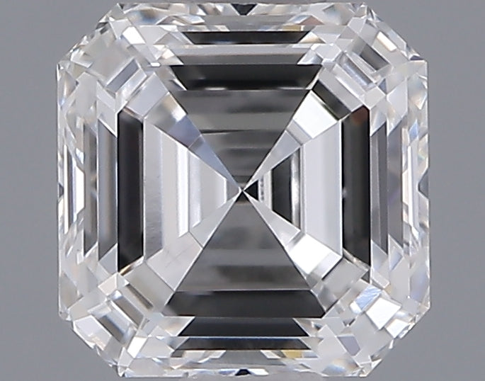 1.01 Carat Asscher Shaped, Excellent Cut, D Color, VVS2 Clarity, IGI Certified Lab Grown Diamond