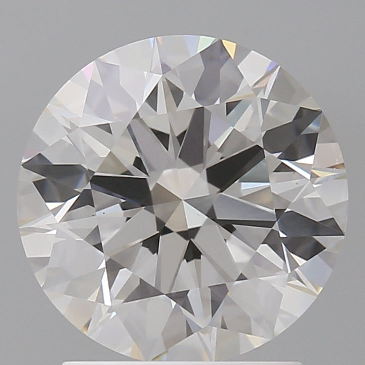 2.03 Carat Round Shaped, Ideal Cut, F Color, VS1 Clarity, IGI Certified Lab Grown Diamond