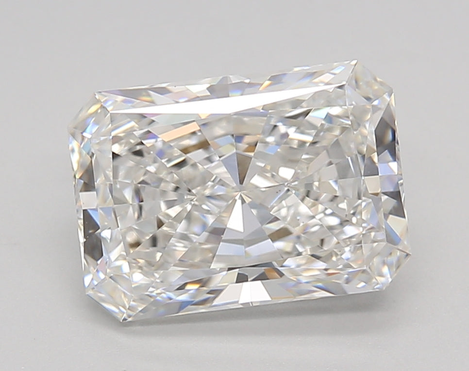 3.01 Carat Radiant Shaped, Ideal Cut, F Color, VS1 Clarity, GIA Certified Lab Grown Diamond