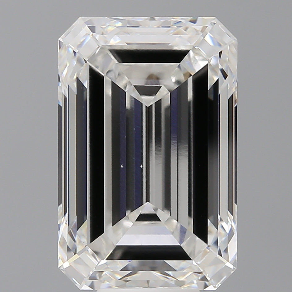 11.53 Carat Emerald Shaped, Ideal Cut, F Color, VS1 Clarity, IGI Certified Lab Grown Diamond