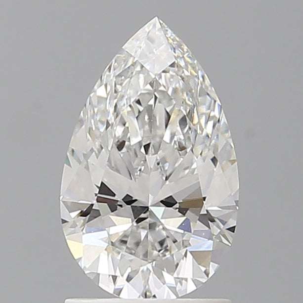 1.55 Carat Pear Shaped, Ideal Cut, E Color, VVS2 Clarity, IGI Certified Lab Grown Diamond