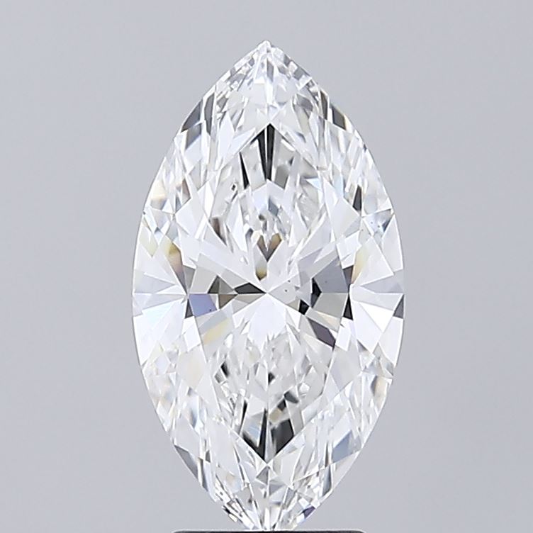 3.08 Carat Marquise Shaped, Ideal Cut, E Color, VS1 Clarity, IGI Certified Lab Grown Diamond