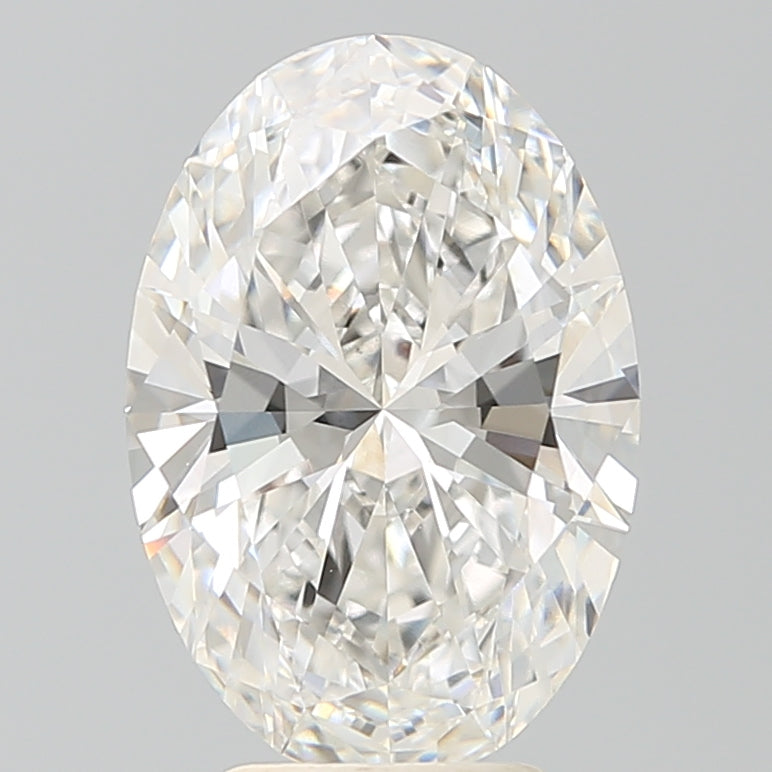 4.20 Carat Oval Shaped, Excellent Cut, F Color, VS1 Clarity, IGI Certified Lab Grown Diamond