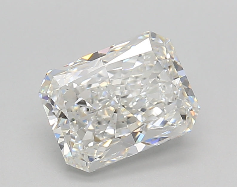 1.40 Carat Radiant Shaped, Excellent Cut, E Color, VS1 Clarity, IGI Certified Lab Grown Diamond