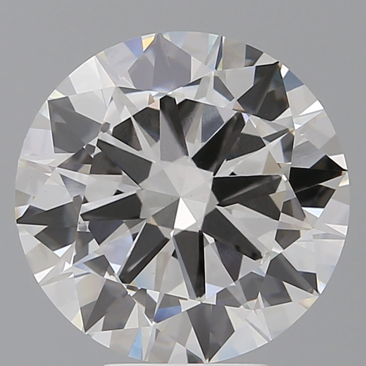 6.01 Carat Round Shaped, Excellent Cut, F Color, VVS2 Clarity, IGI Certified Lab Grown Diamond