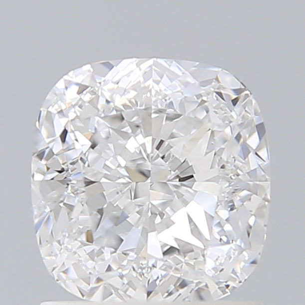 1.55 Carat Cushion Shaped, Ideal Cut, D Color, VS2 Clarity, IGI Certified Lab Grown Diamond