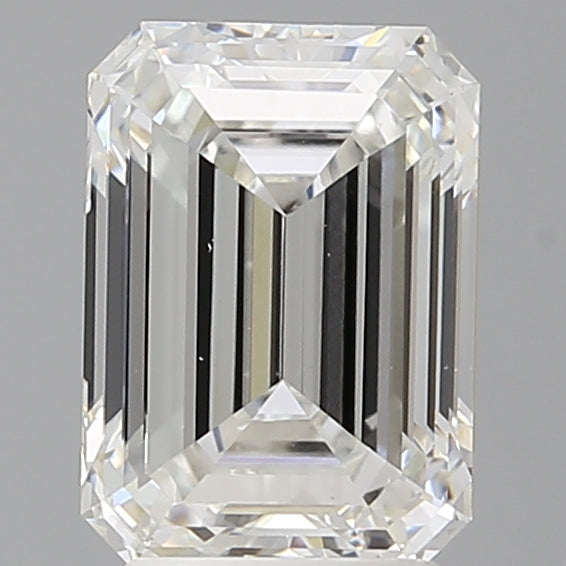 2.95 Carat Emerald Shaped, Ideal Cut, F Color, VS1 Clarity, IGI Certified Lab Grown Diamond