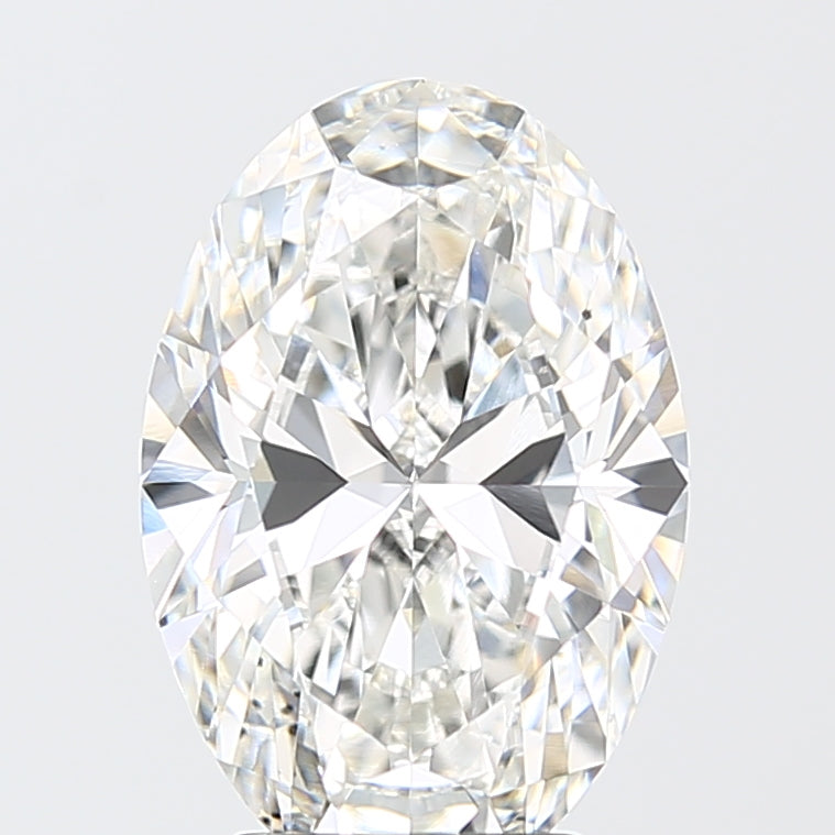 4.10 Carat Oval Shaped, Ideal Cut, F Color, VS2 Clarity, IGI Certified Lab Grown Diamond