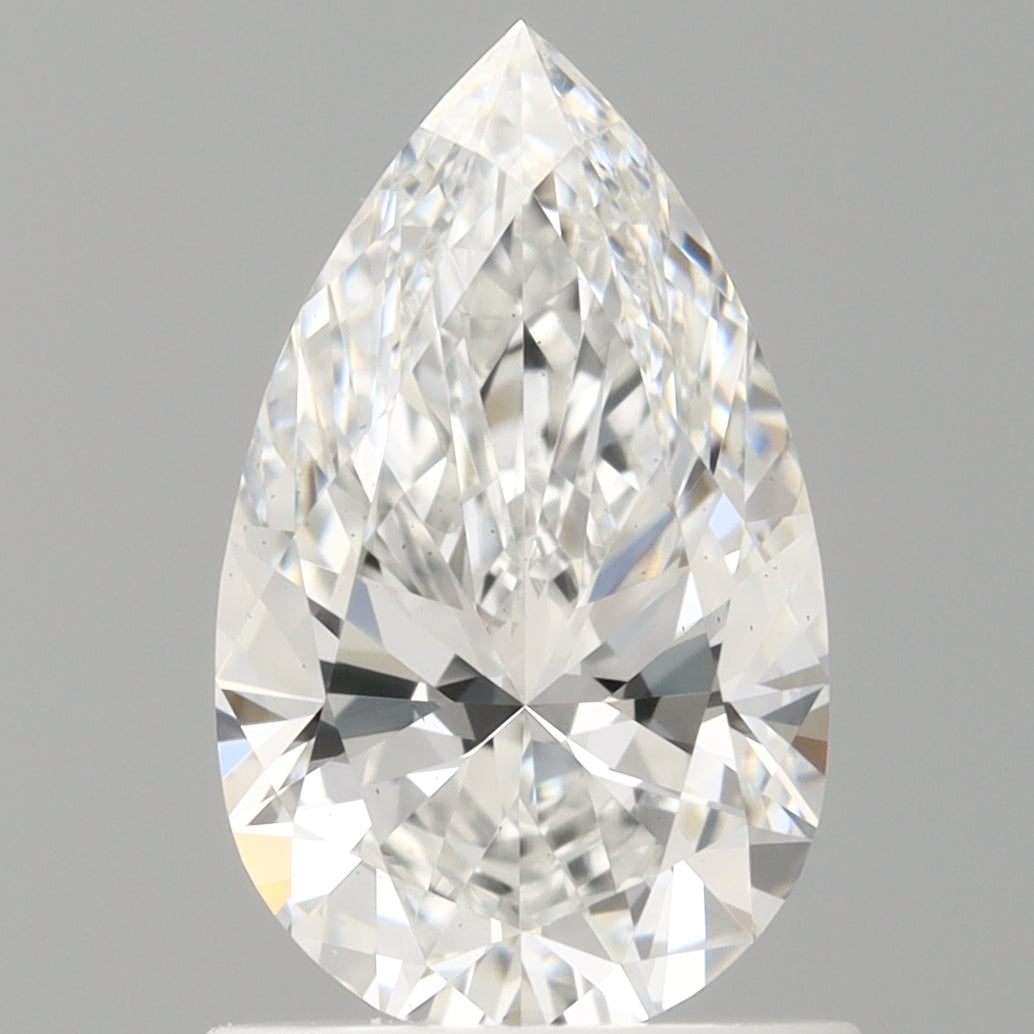 1.08 Carat Pear Shaped, Ideal Cut, E Color, VS1 Clarity, IGI Certified Lab Grown Diamond