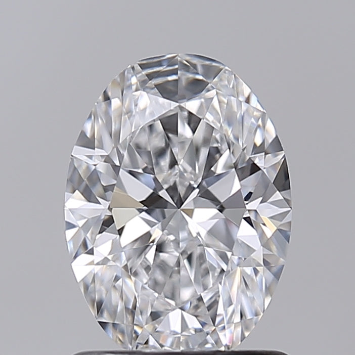 1.02 Carat Oval Shaped, Ideal Cut, D Color, VVS1 Clarity, IGI Certified Lab Grown Diamond