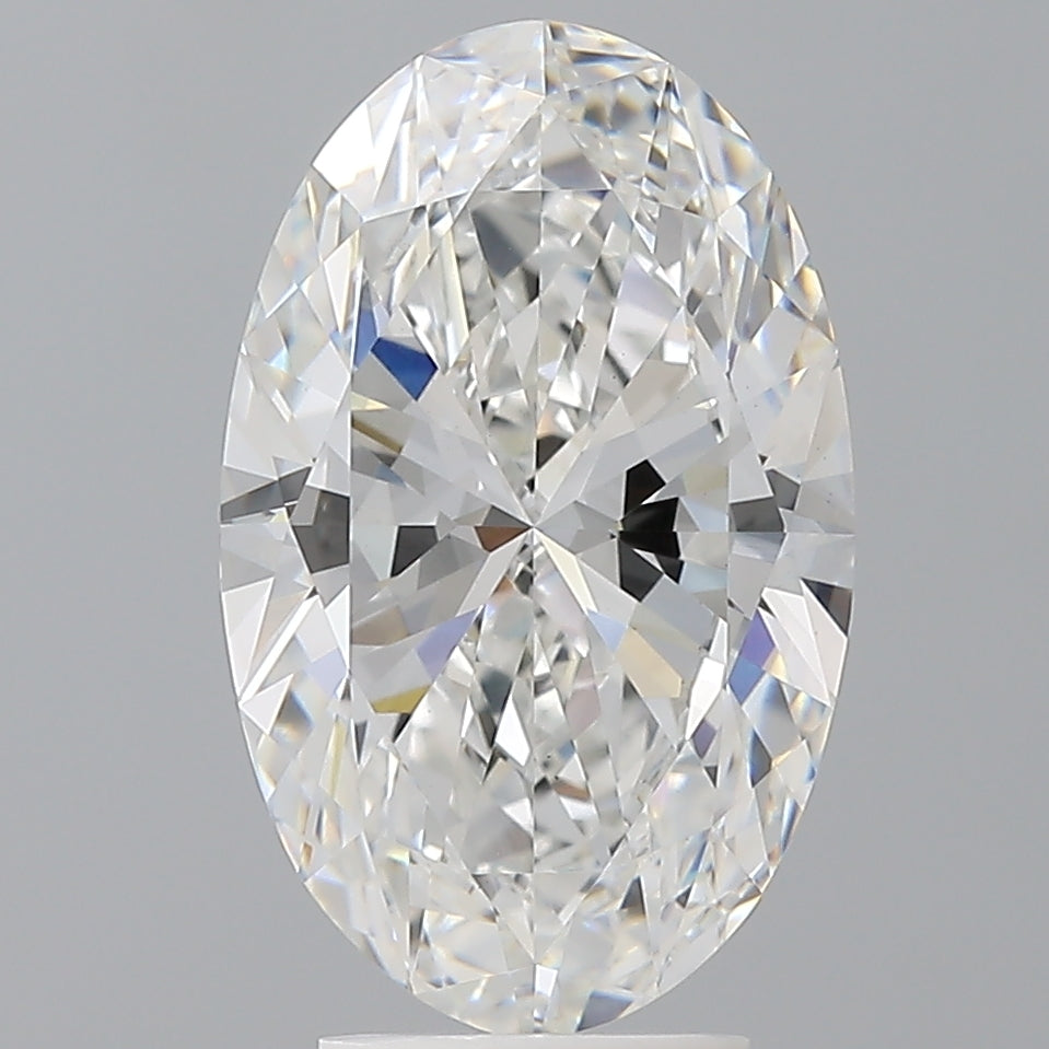 4.07 Carat Oval Shaped, Ideal Cut, E Color, VS1 Clarity, IGI Certified Lab Grown Diamond