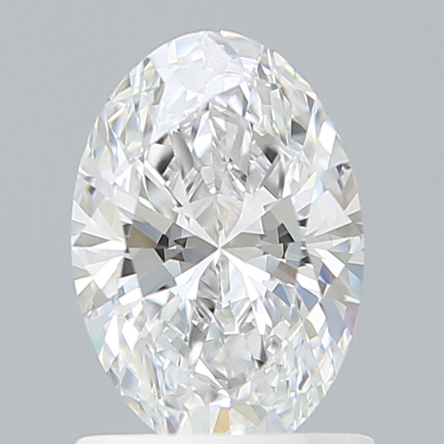 1.09 Carat Oval Shaped, Ideal Cut, D Color, VVS2 Clarity, IGI Certified Lab Grown Diamond
