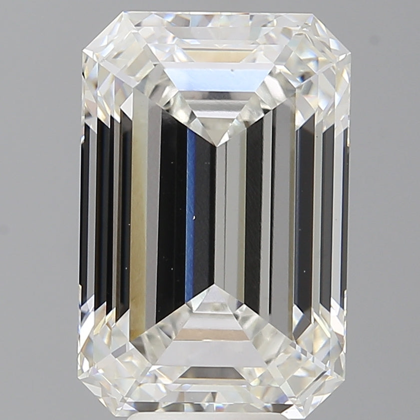 8.52 Carat Emerald Shaped, Ideal Cut, F Color, VS1 Clarity, IGI Certified Lab Grown Diamond