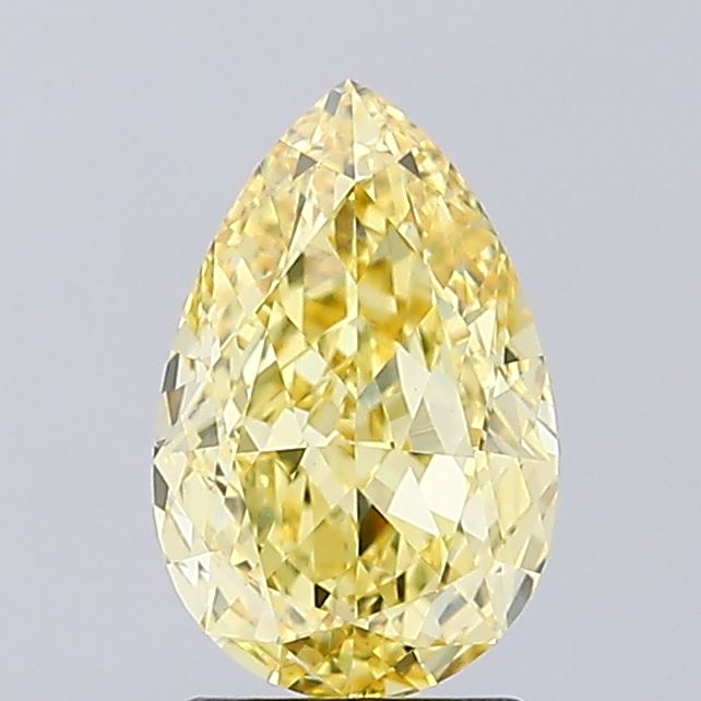 2.11 Carat Pear Shaped, Ideal Cut, VVS2 Clarity, IGI Certified Lab Grown Diamond