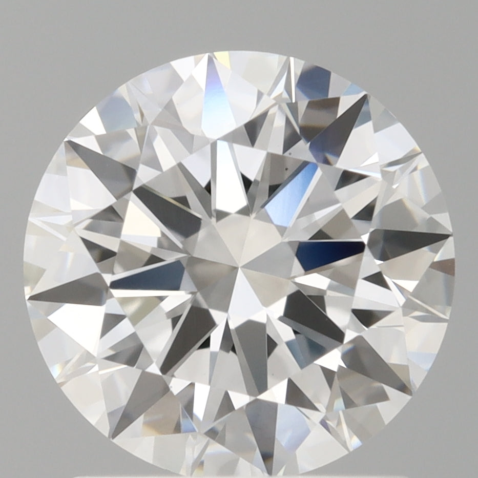 1.60 Carat Round Shaped, Excellent Cut, D Color, VS1 Clarity, IGI Certified Lab Grown Diamond