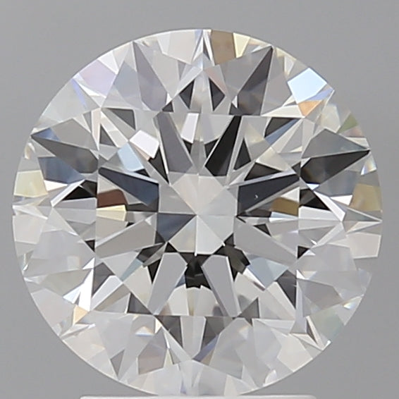 3.07 Carat Round Shaped, Ideal Cut, F Color, VVS2 Clarity, IGI Certified Lab Grown Diamond