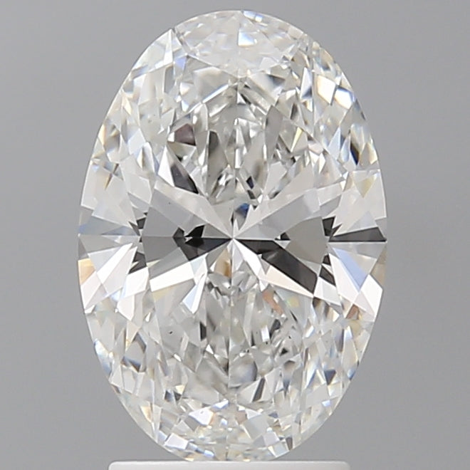 2.50 Carat Oval Shaped, Ideal Cut, F Color, VS1 Clarity, IGI Certified Lab Grown Diamond