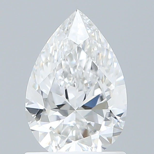 1.06 Carat Pear Shaped, Ideal Cut, D Color, VVS2 Clarity, IGI Certified Lab Grown Diamond