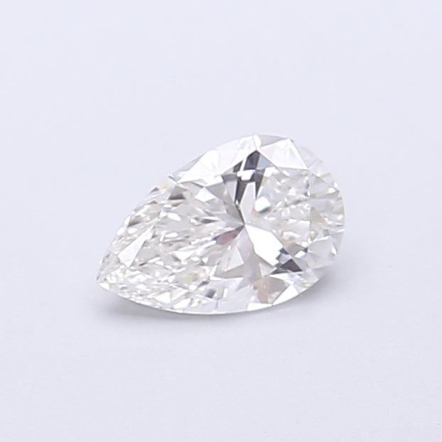 0.41 Carat Pear Shaped, Very Good Cut, E Color, VVS2 Clarity, IGI Certified Lab Grown Diamond