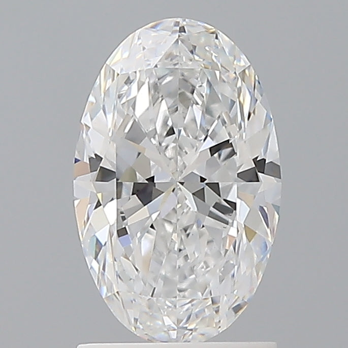 1.57 Carat Oval Shaped, Ideal Cut, D Color, VS1 Clarity, IGI Certified Lab Grown Diamond