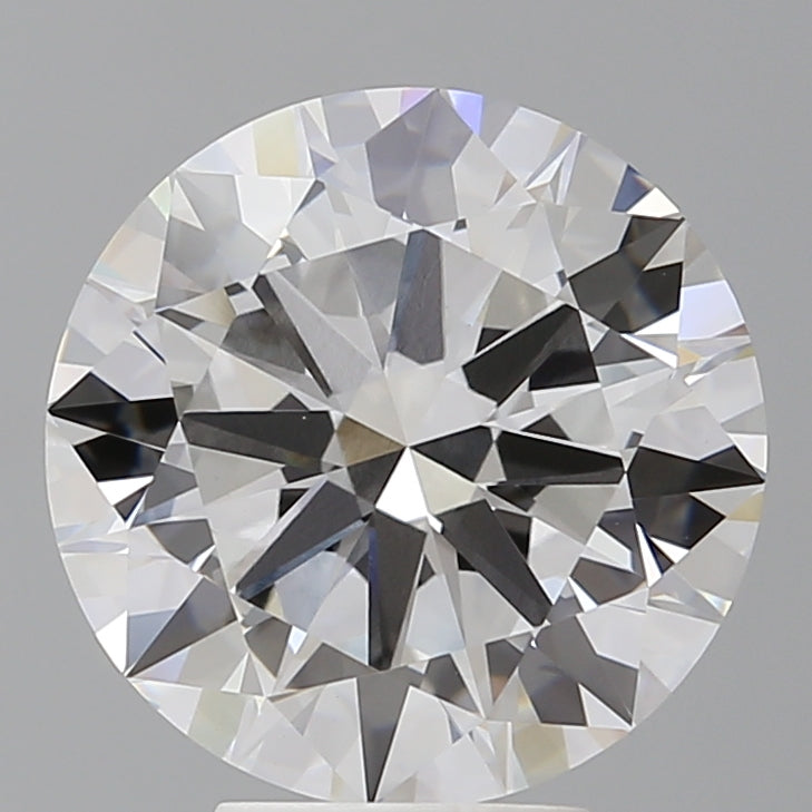 5.54 Carat Round Shaped, Excellent Cut, F Color, VVS2 Clarity, IGI Certified Lab Grown Diamond