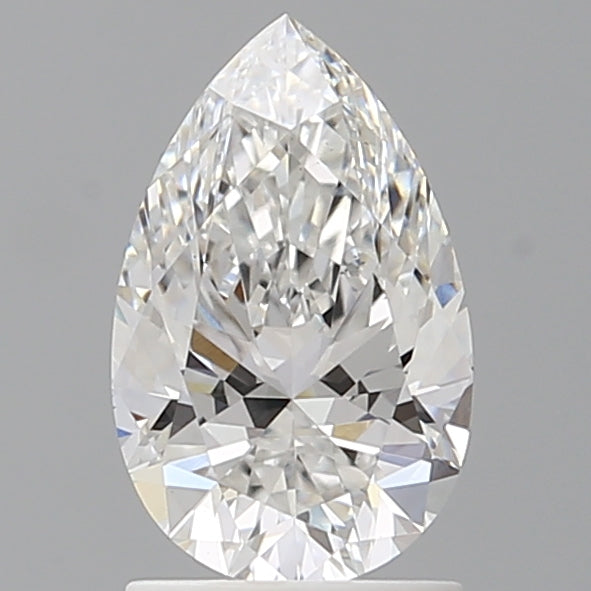 1.59 Carat Pear Shaped, Ideal Cut, E Color, VS1 Clarity, IGI Certified Lab Grown Diamond