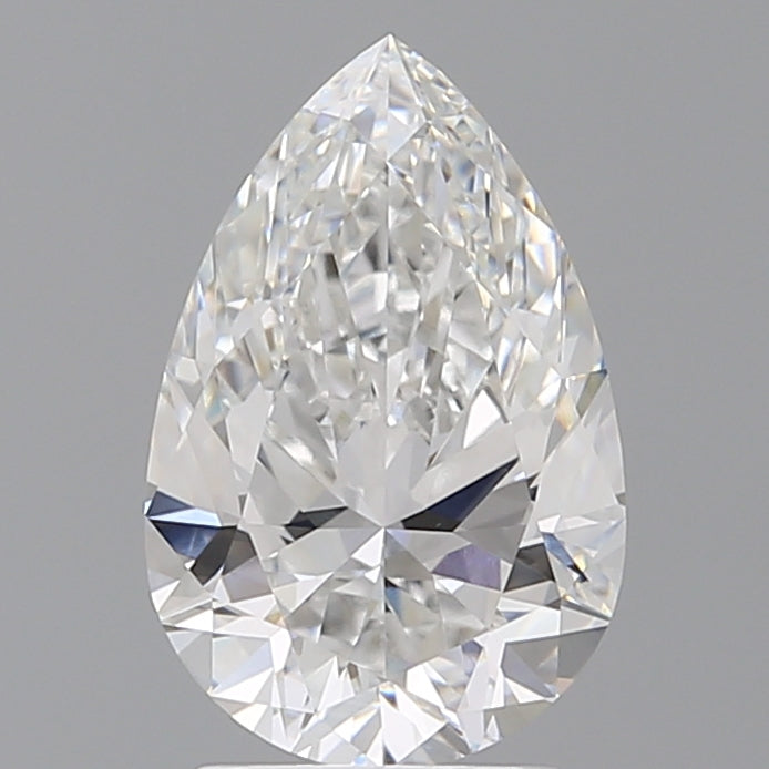 2.58 Carat Pear Shaped, Ideal Cut, E Color, VVS2 Clarity, IGI Certified Lab Grown Diamond